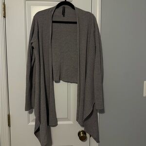 Athleta Solstice Wrap Merino Wool Ribbed Cardigan